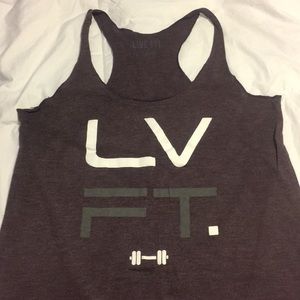 Live Fit Tank in Dark Purple